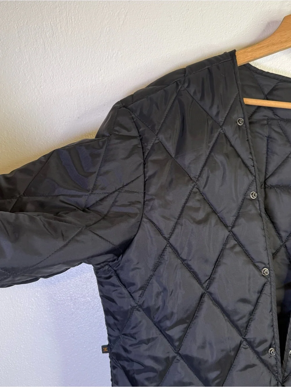 Honda Rider Collection Black Quilted Motorcycle Jacket Liner Lining Size Medium